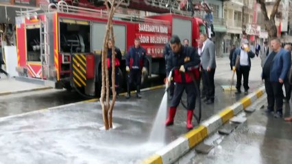 Cadde ve sokaklarda ilaçlama çalışması başlatıldı - IĞDIR