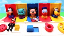 Disney Pop Up Toy Surprises Incredibles 2 MASHEMS Learn Colors Numbers For Kids-