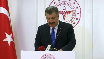 Sağlık Bakanı Koca: 'Koronavirüsle mücadelemizde bugün ilk kez bir hastamı kaybettim' - ANKARA