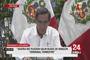 Martín Vizcarra: Quiero agradecer y felicitar a todos los peruanos por haber tomado conciencia