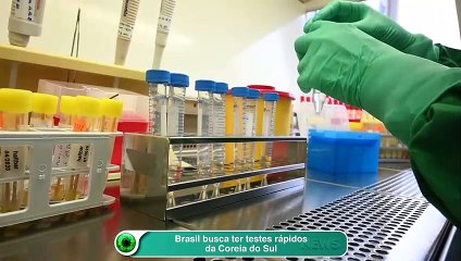 Brasil busca ter testes rápidos da Coreia do Sul
