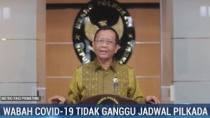 Mahfud MD: Wabah Covid-19 Tidak Ganggu Jadwal Pilkada 2020