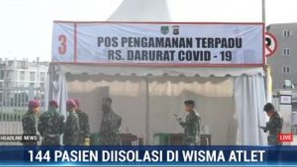 RS Darurat Wisma Atlet Rawat 144 Pasien Covid-19