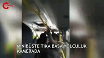 İstanbul'da minibüste yolculukta skandal görüntüler