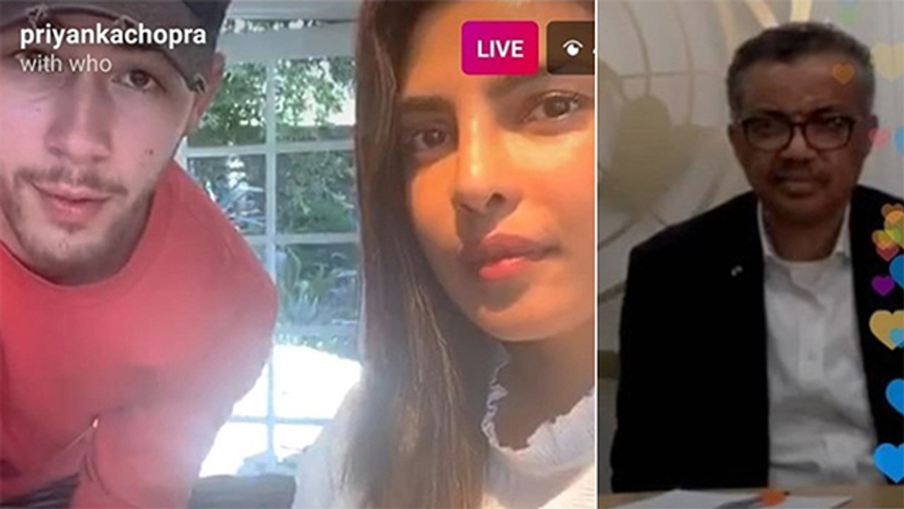 Priyanka And Nick Interact With Doctors To Spread Awareness About COVID-19