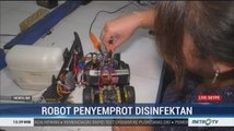 Dua Mahasiswa di Semarang Ciptakan Robot Penyemprot Disinfektan