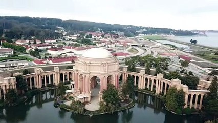 Drone Captures Empty City of San Francisco