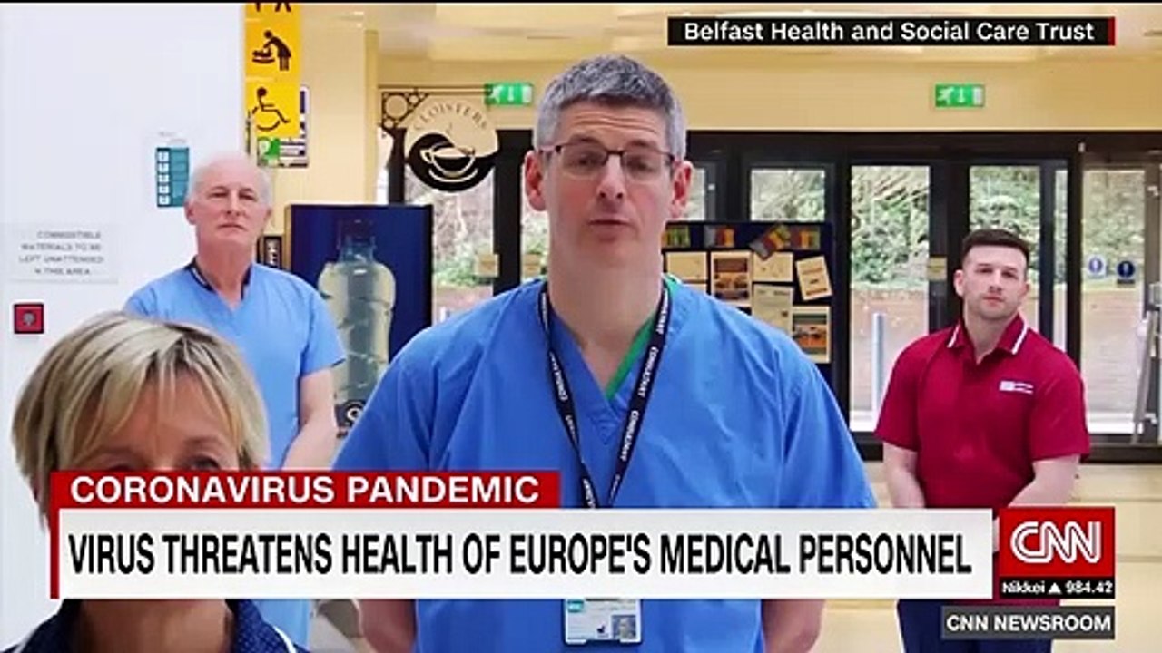 Coronavirus threatens health of Europe's medical staff