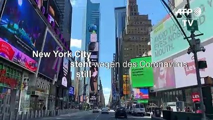 Coronavirus - New York City steht still
