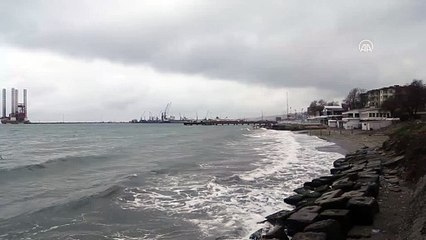 Marmara Denizi'nde poyraz etkisini sürdürüyor - TEKİRDAĞ