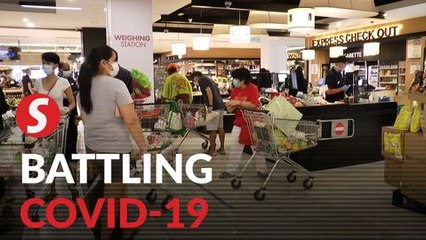 Supermarket operator enforces crowd control during MCO