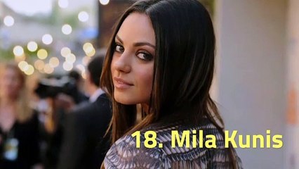 The most beautiful actresses in Hollywood