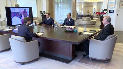 CUMHURBAŞKANI ERDOĞAN, 'YARGI REFORMU VE İNFAZ YASASI İSTİŞARE TOPLANTISI'NA VİDEO KONFERANSLA...