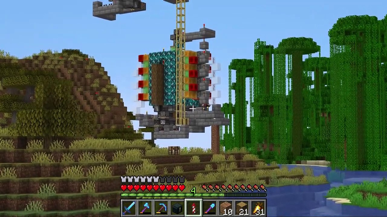 HermitCraft 7- 9 - MEGA TREE STUMP COMPLETE! gaming videos Minecraft