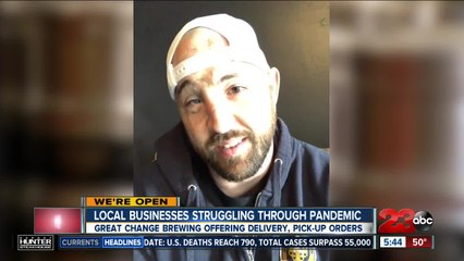 Local musician supporting small businesses