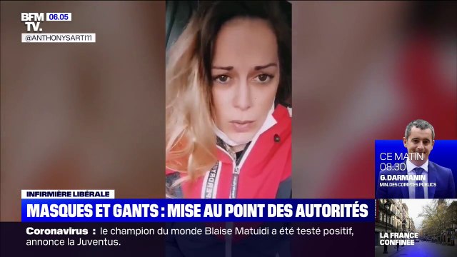 C'est pour vous soigner : l'appel d'une infirmière demandant de laisser les masques en priorité aux soignants