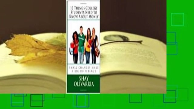 Full E-book 10 Things College Students Need to Know about Money Best Sellers Rank : #1