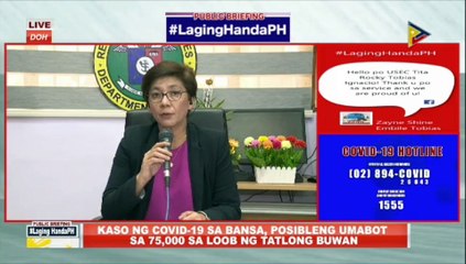 Download Video: DOH, experts say PH coronavirus cases could reach 75,000 by June if not contained