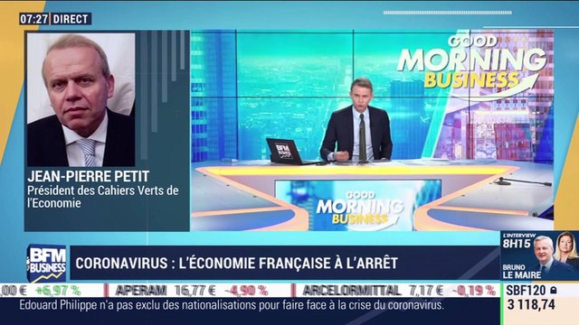 Jean-Pierre Petit (Cahiers Verts de l'Economie) : Comment juger les plans de relance des Etats face au coronavirus ? - 18/03