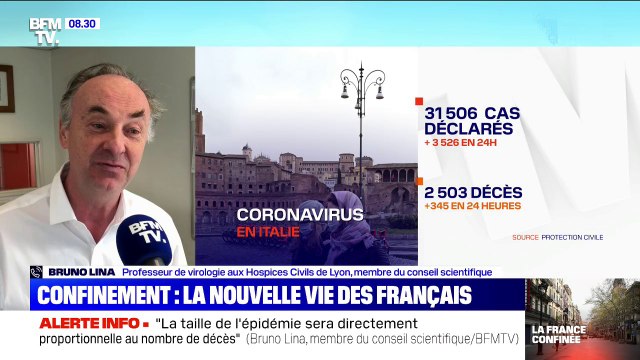 Selon Bruno Lima, membre du conseil scientifique, les premiers effets du confinement se ressentiront après le week-end prochain