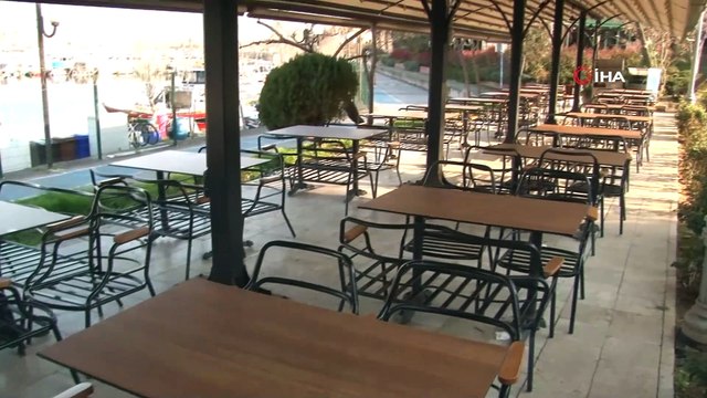 Bağdat Caddesi sessizliğe büründü, kafeler kepenk kapattı