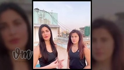 Katrina Kaif share workout at home with her GYM Trainer Yasmeen