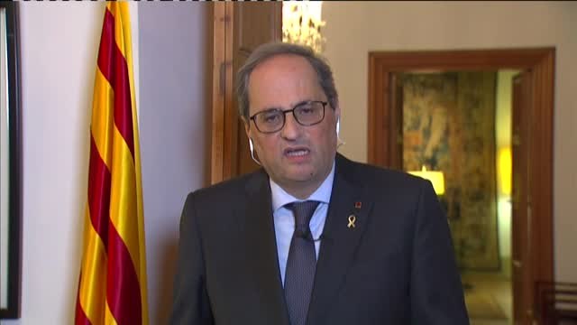 Torra asegura que en estos momentos le importan un rábano las fronteras y las banderas