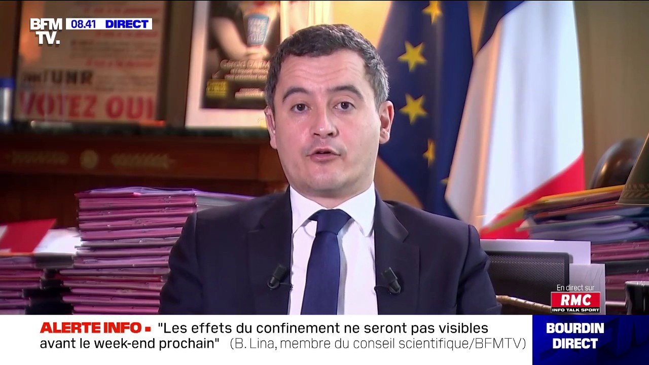 Gérald Darmanin: "Si tous les Français respectent les règles, nous arriverons à sortir de ce pic épidémique" du coronavirus