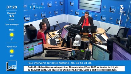 La matinale de France Bleu Occitanie du 18/03/2020