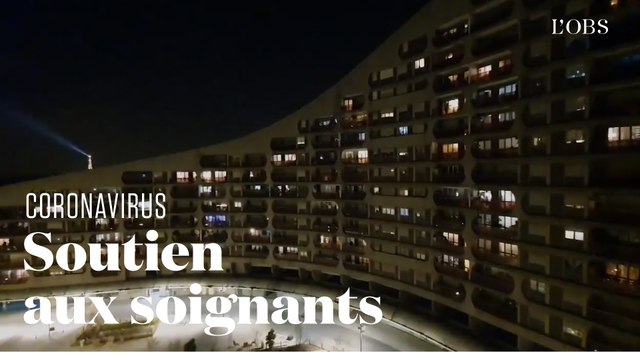 Coronavirus : les Français applaudissent leurs soignants à leurs fenêtres