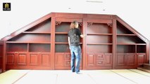 XZ-004 Bookcase Rotating Hidden Door--XZ-004 书柜旋转密室门--隠しドア--Palace Concealed Compartment 宫暗格