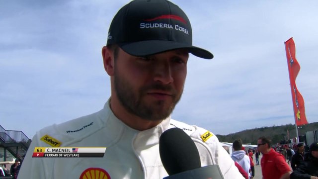 Ferrari Challenge NA - Cooper MacNeil talks race 2 results at Road Atlanta