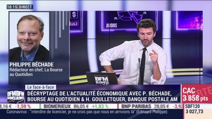 Philippe Béchade VS Hervé Goulletquer: CAC 40, nouvelle chute après un léger rebond - 18/03