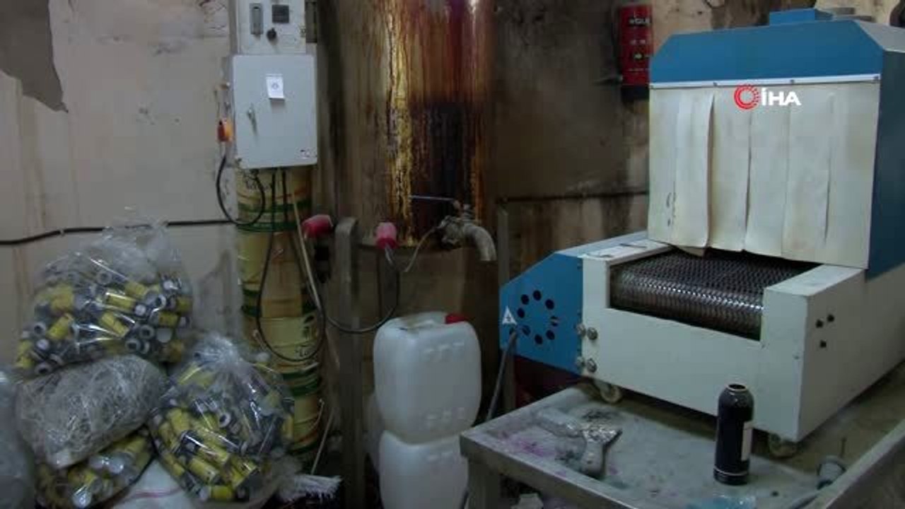- İstanbul'da sahte dezenfektan operasyonu