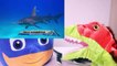 Learn Wild Animals With Good Dinosaurs Gorilla, Elephant And Hummer Head Shark Kids Video