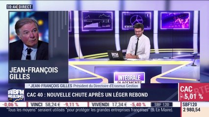 Thibault Françoi (Fastea Capital) et Jean-François Gilles (Erasmus Gestion): Nouvelle chute du CAC 40 après un léger rebond - 18/03
