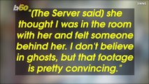 CCTV Camera Captures a Child-Like Ghost Following a Server Around a Restaurant