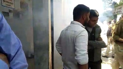 कोरोना को लेकर कैराना तहसील परिसर में की गई फोगिंग