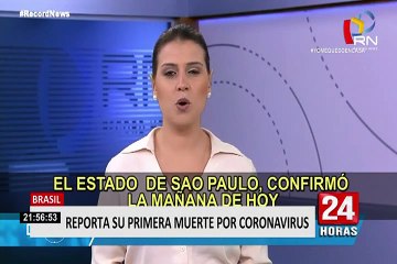 Brasil reporta su primera víctima mortal por coronavirus
