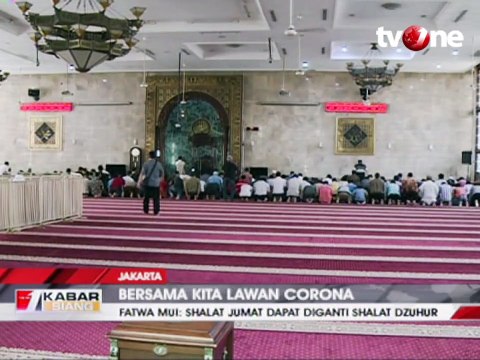 MUI Terbitkan Fatwa Larangan Salat Jumat