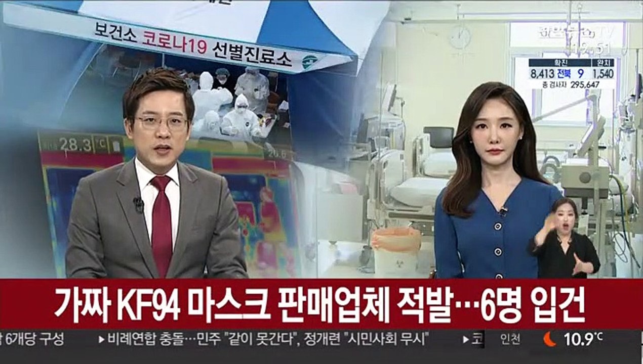 가짜 KF94 마스크 판매업체 적발…6명 입건