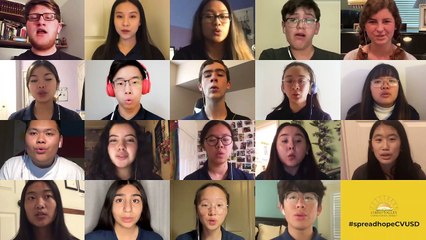 Download Video: Après l'annulation du festival choral, ces élèves décident de chanter ensemble à distance