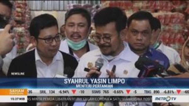 Mentan Pastikan Stok Bahan Pokok Aman