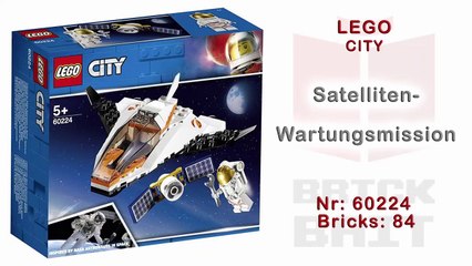 [LEGO] Satellite Service Mission - Speedbuild (City No. 60224)