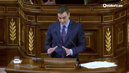 Pedro Sánchez responde a los partidos en el Congreso de los Diputados