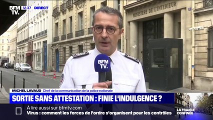 Sortie sans attestation: la police sera "très ferme"