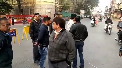 इंदौरः एमजी रोड विवाद में कमेटी ने डाली सेंट्रल लाइन, तोड़फोड़ अगले सप्ताह से शुरु