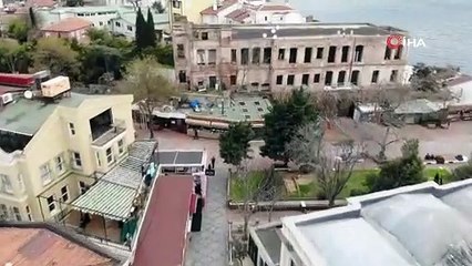 Koronavirüs'ün Ortaköy Meydan'ına etkisi havadan görüntülendi