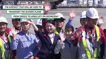 Tokyo 2020: Plane leaves Japan to collect Olympic flame