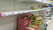 Supermarkets shelves empty in Burnley